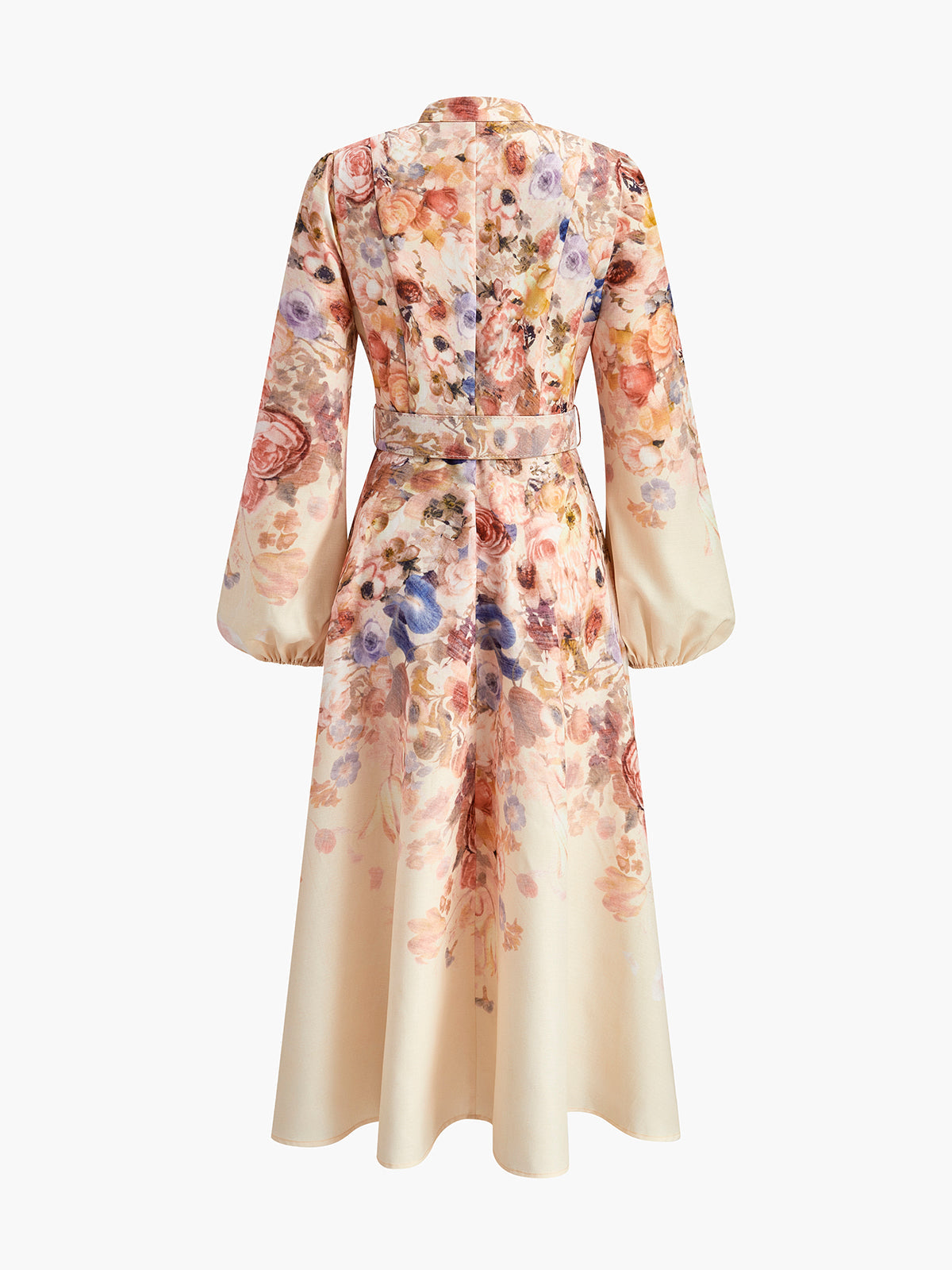 Faye Women's Floral Dress - back view