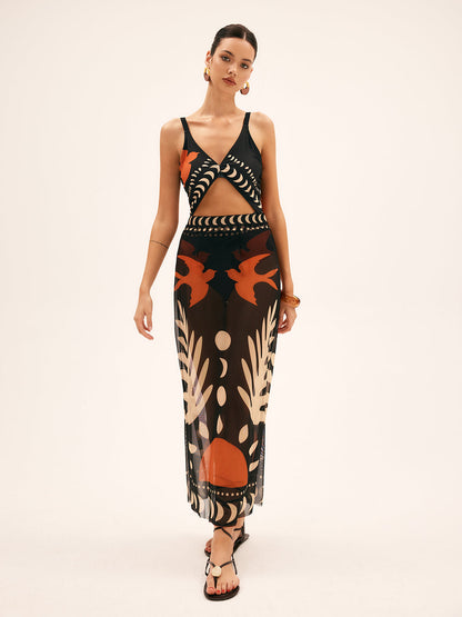 Juno Women's Cover-up - fabric and finish detail