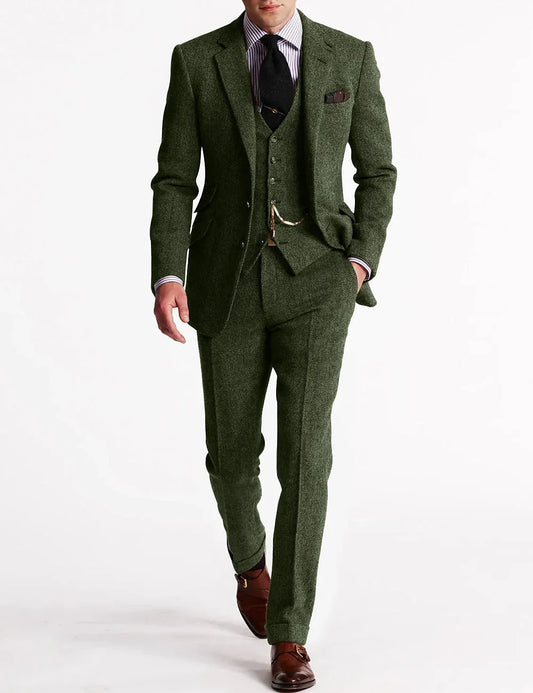 Ezra Men's Tuxedo Suit - styled view