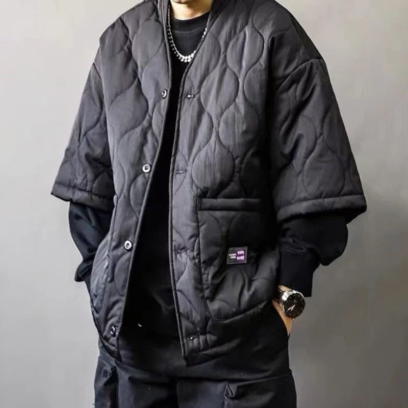 Fleur Women's Quilted Quilted Bomber | Black, Green