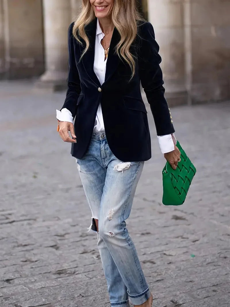 Camille Women's Blazer - full-length view