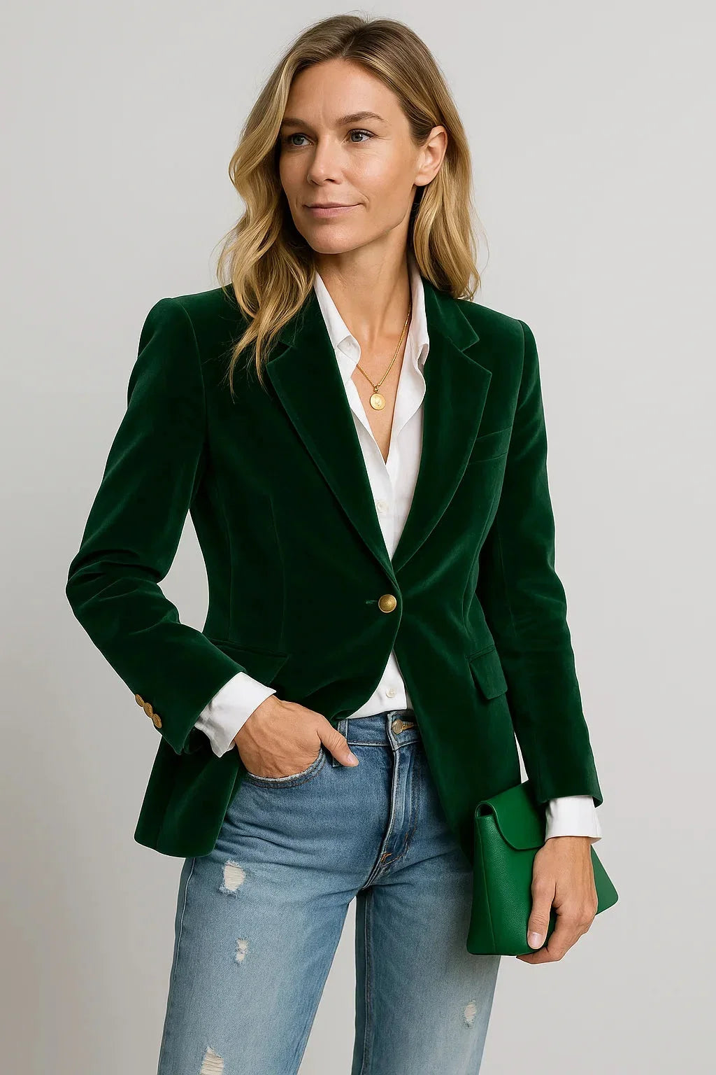 Talia Women's Blazer - front view