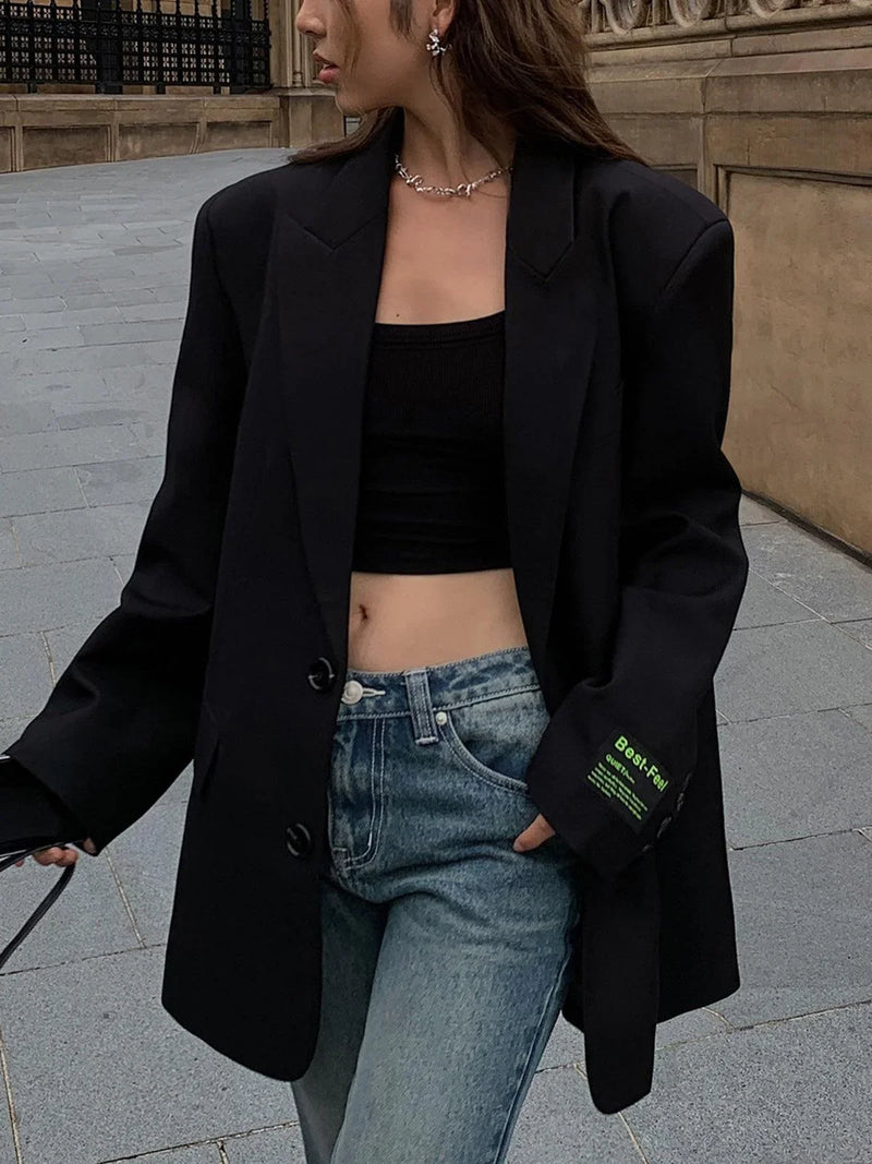 Esme Women's Oversized Blazer - styled view