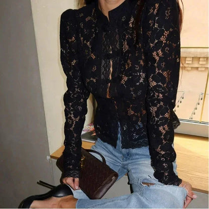 Eloise Women's Blouse - flat lay