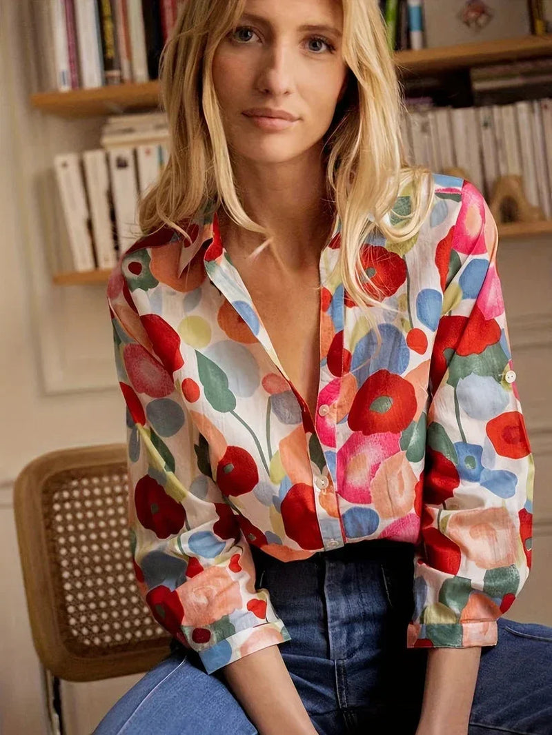 Odette Women's Floral Blouse | 5 Sizes