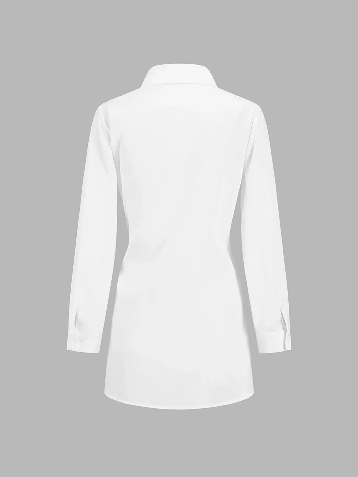 Jolie Women's Oversized Shirt - fabric and finish detail