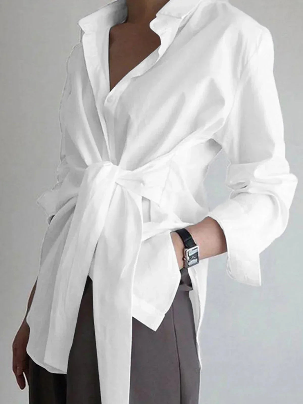 Jolie Women's Oversized Shirt - front view