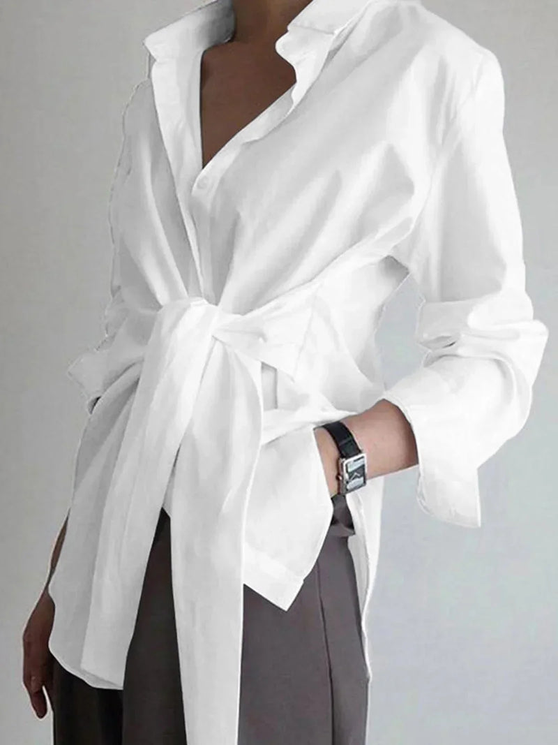 Jolie Women's Oversized Shirt - front view
