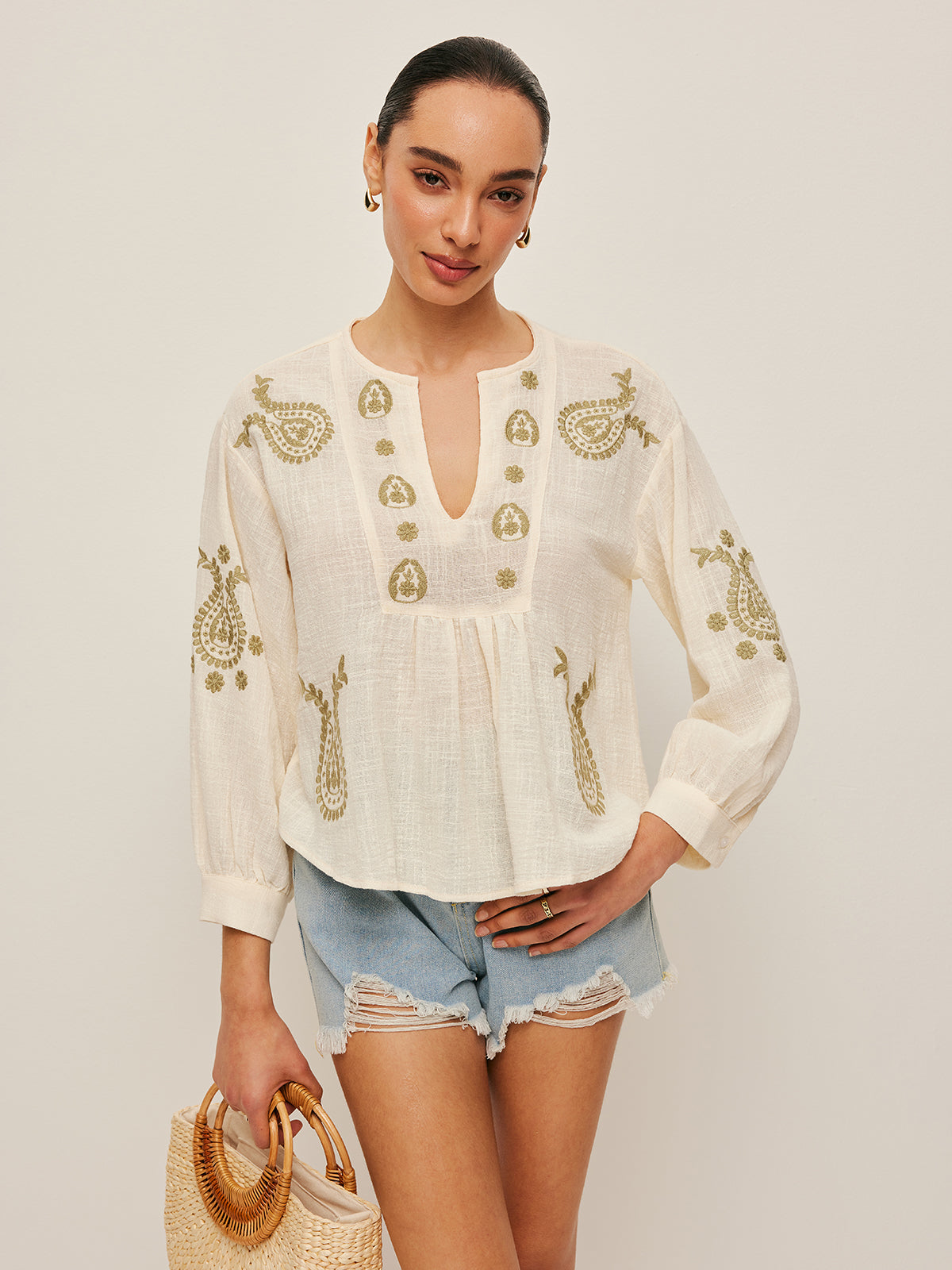 Genevieve Women's Blouse - full-length view