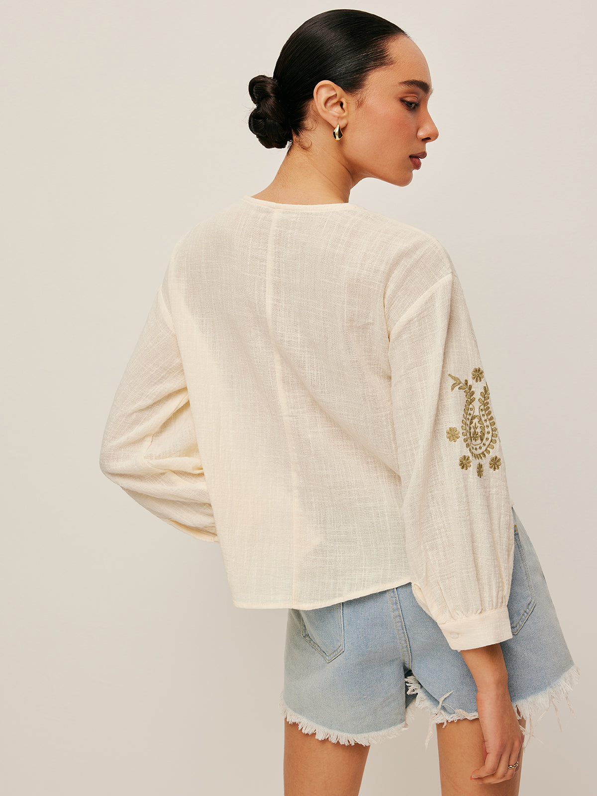 Genevieve Women's Blouse - close-up detail