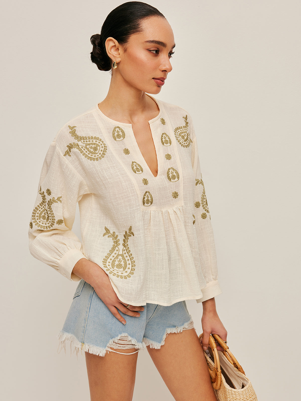 Genevieve Women's Blouse - front view