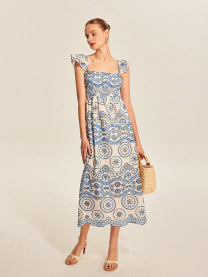 Lena Women's Floral Dress - styled view