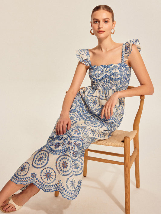 Lena Women's Floral Dress - front view