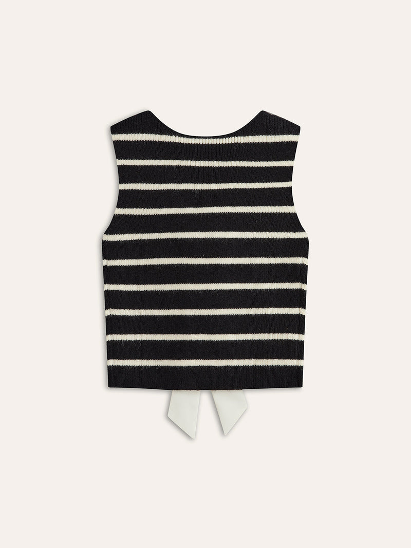 Faye Women's Striped Sweater - shown in use