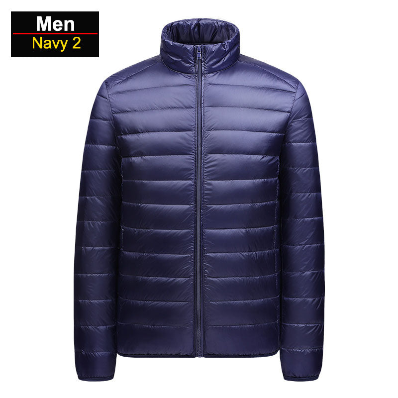 Orson Men's Puffer Jacket - fabric and finish detail