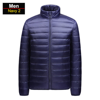 Orson Men's Puffer Jacket - fabric and finish detail