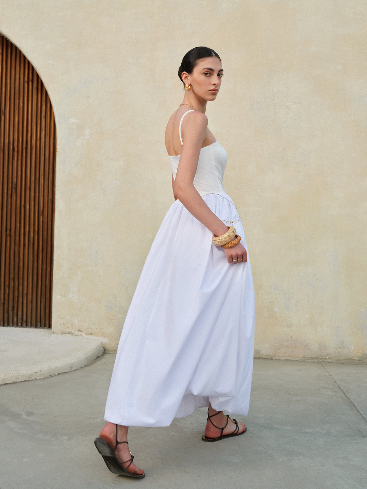Ines Women's Dress - fabric and finish detail