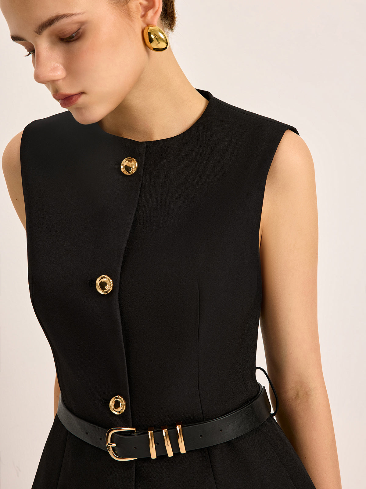 Cleo Women's Belt - fabric and finish detail