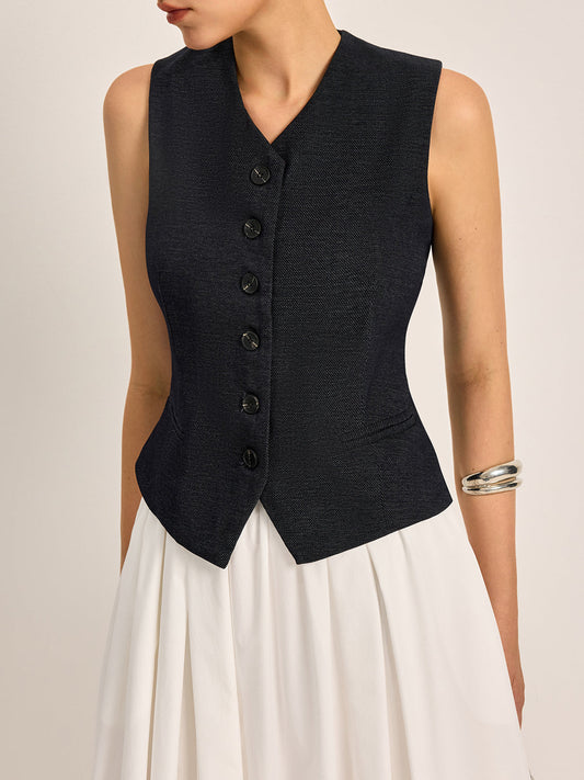 Selma Women's Vest - styled view