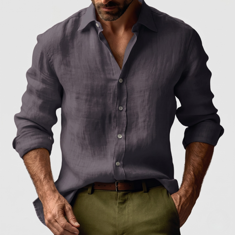 Ellis Men's Shirt - flat lay