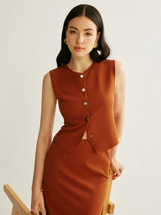 Dahlia Women's Vest - front view
