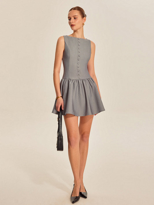 Opal Women's Pleated Dress - front view