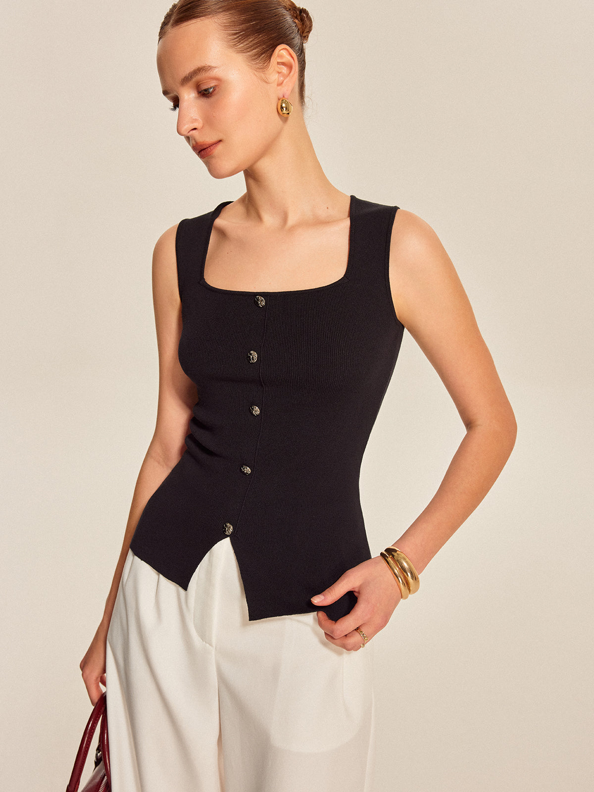 Camille Women's Top - full-length view