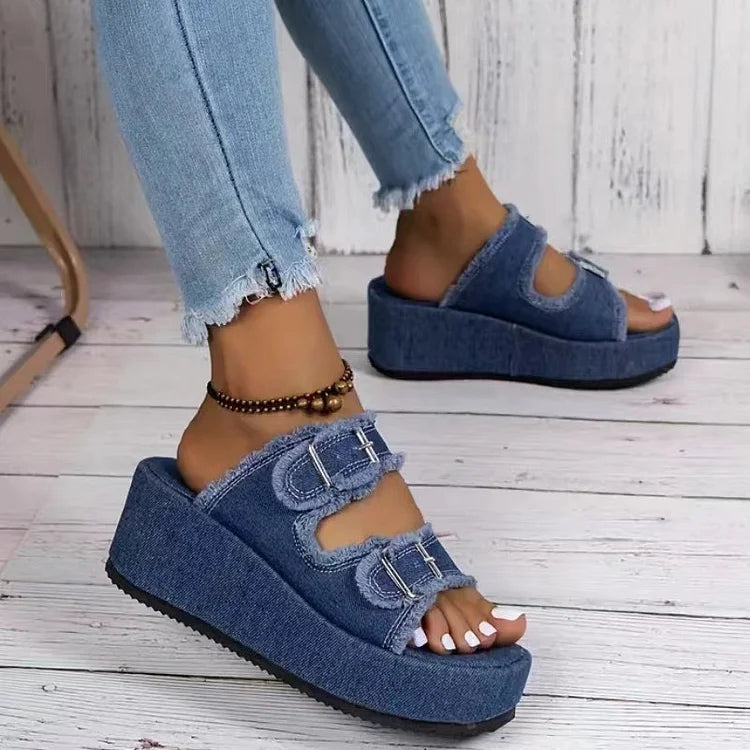 Quinn Women's Platform Sandals - front view