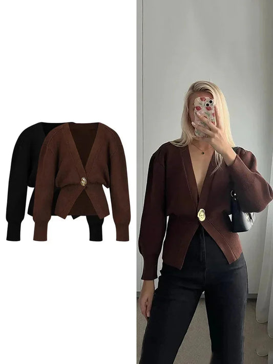 Margot Women's Cardigan - styled view