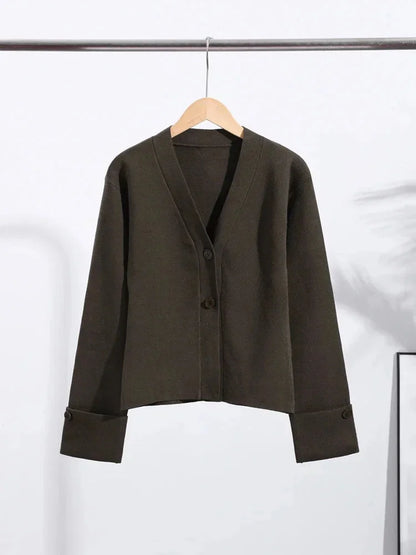 Elena Women's Cardigan - flat lay