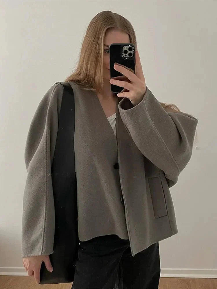 Genevieve Women's Cardigan - back view