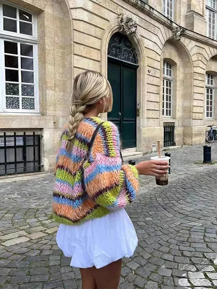 Elena Women's Cardigan - back view