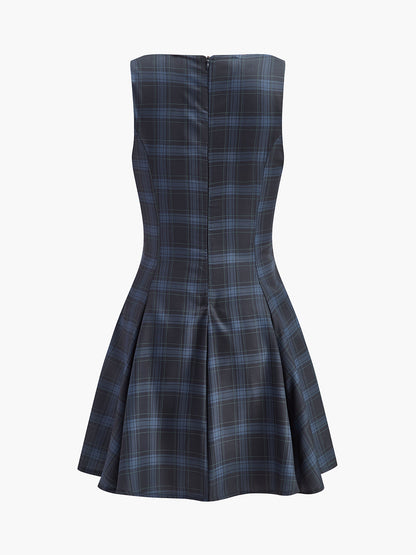 Noor Women's Pleated Dress - styled view