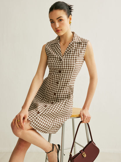Wren Women's Dress - fabric and finish detail