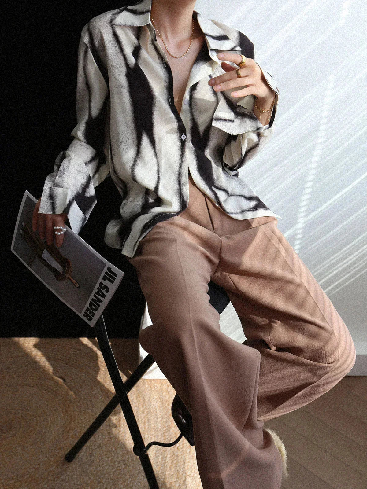 Vera Women's Shirt - fabric and finish detail