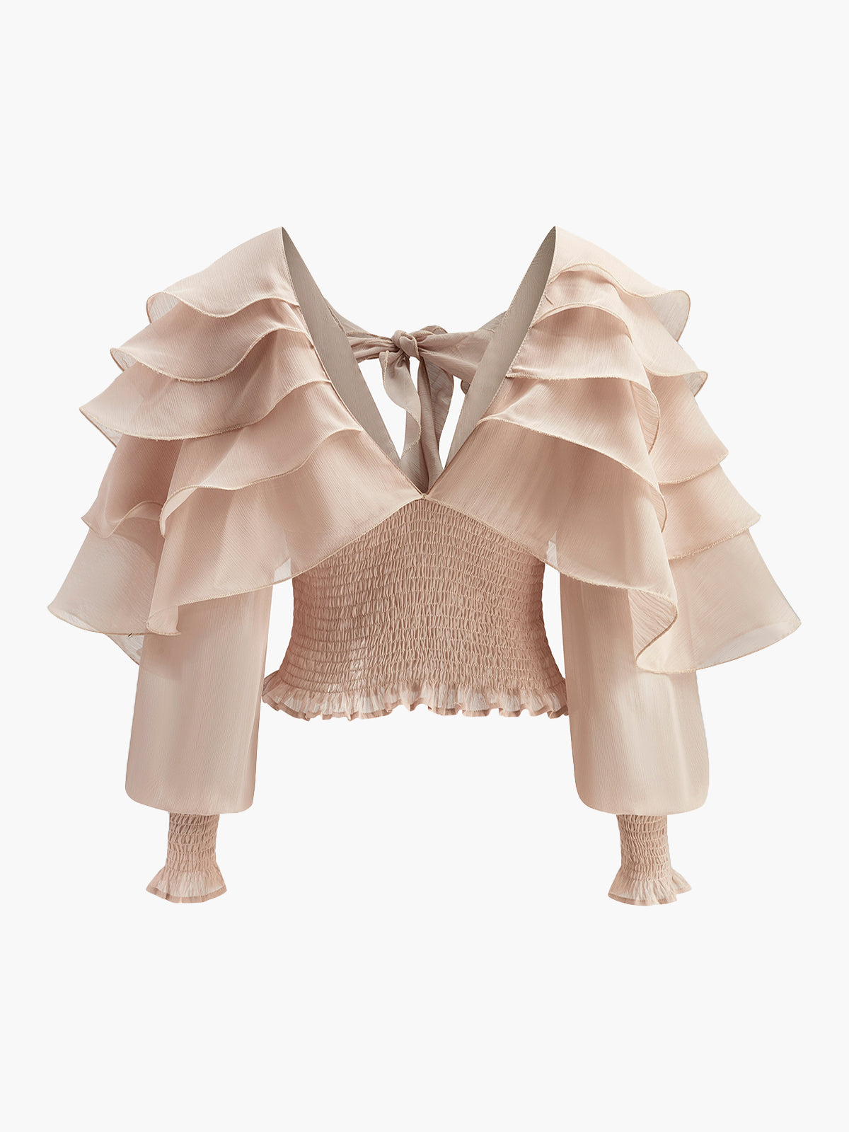 Elena Women's Pleated Top - shown in use