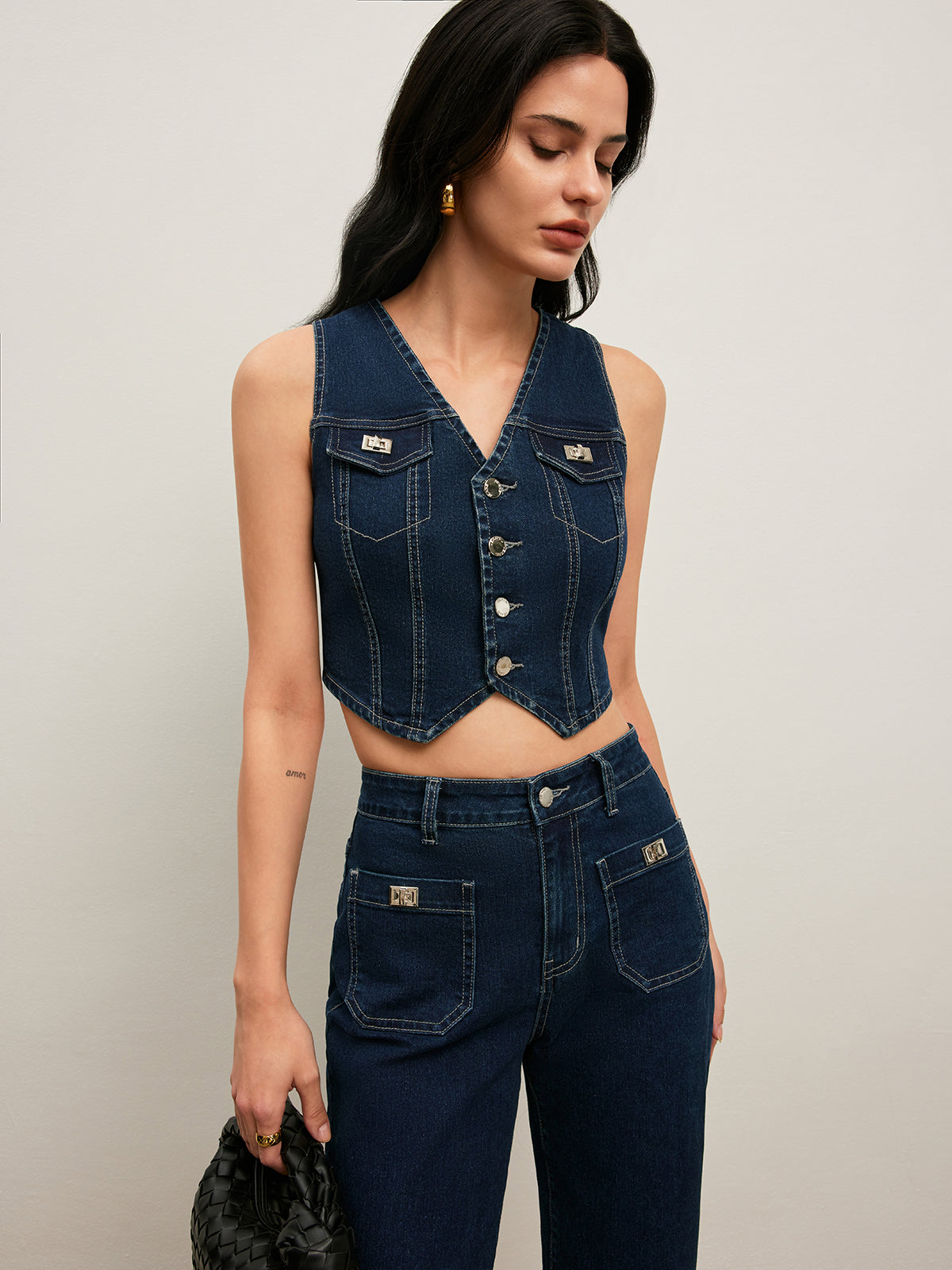 Jolie Women's Vest - styled view