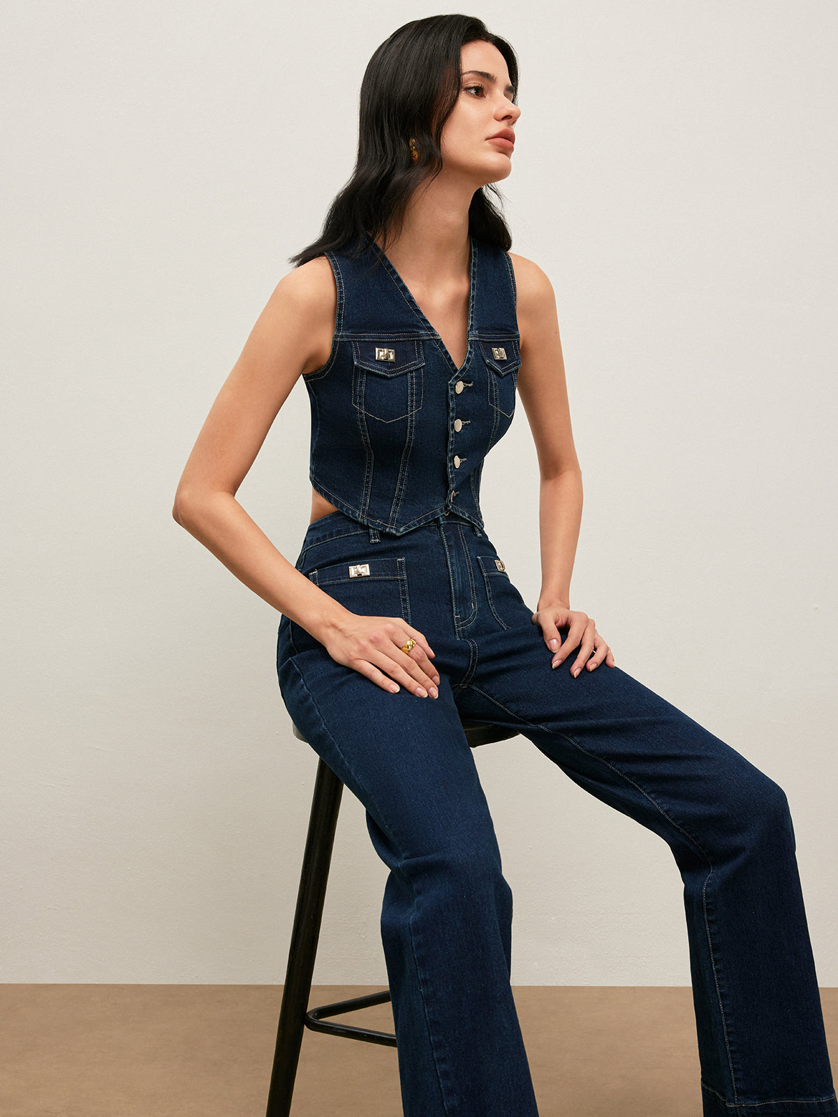 Jolie Women's Vest - close-up detail
