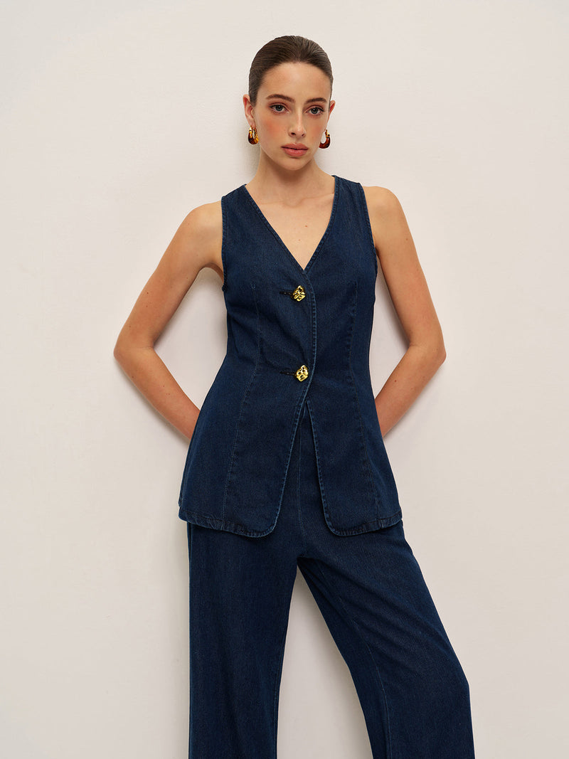 Ulla Women's Vest - back view