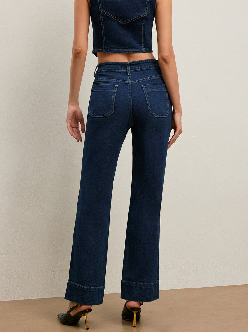 June Women's Jeans - close-up detail
