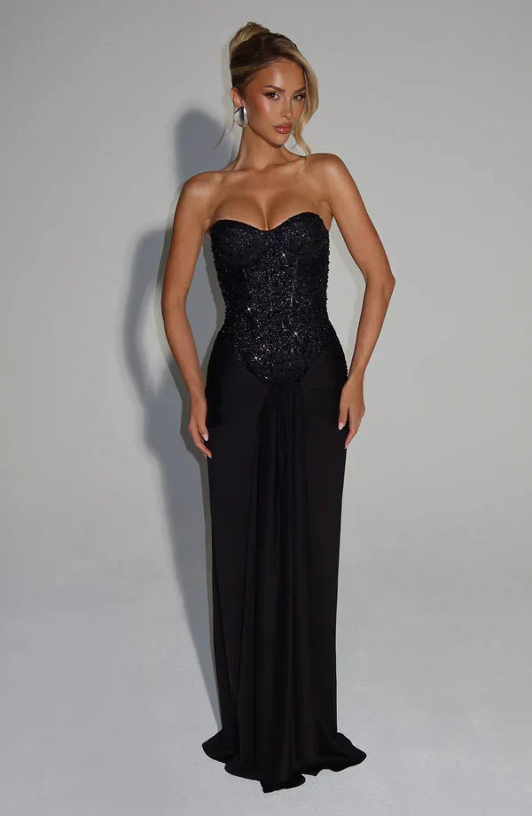 Saskia Women's Maxi Dress - front view