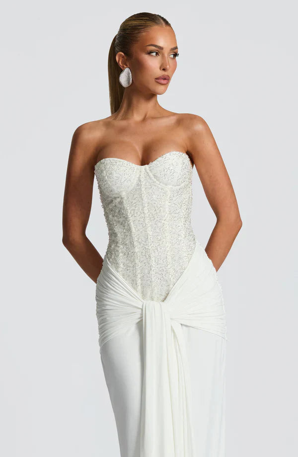 Saskia Women's Maxi Dress - back view