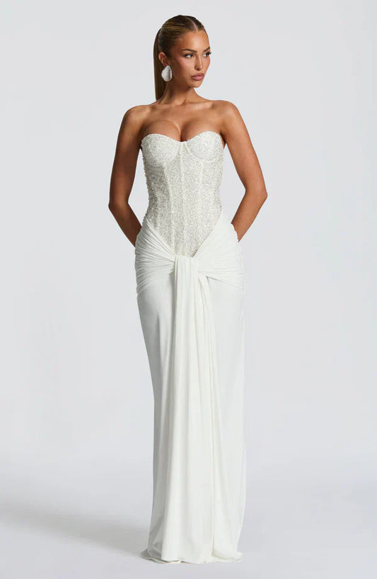 Saskia Women's Maxi Dress - front view