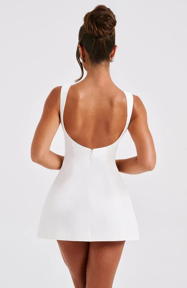 Bijou Women's Mini Dress - fabric and finish detail