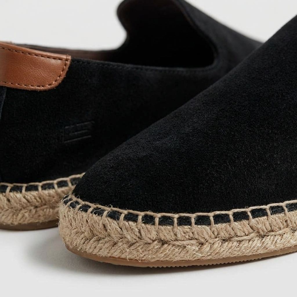 Owen Men's Espadrilles - fabric and finish detail