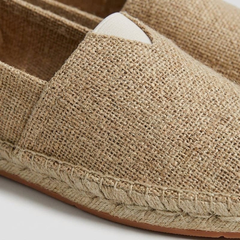 Theo Men's Espadrilles - fabric and finish detail