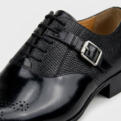 Rufus Men's Oxfords - fabric and finish detail