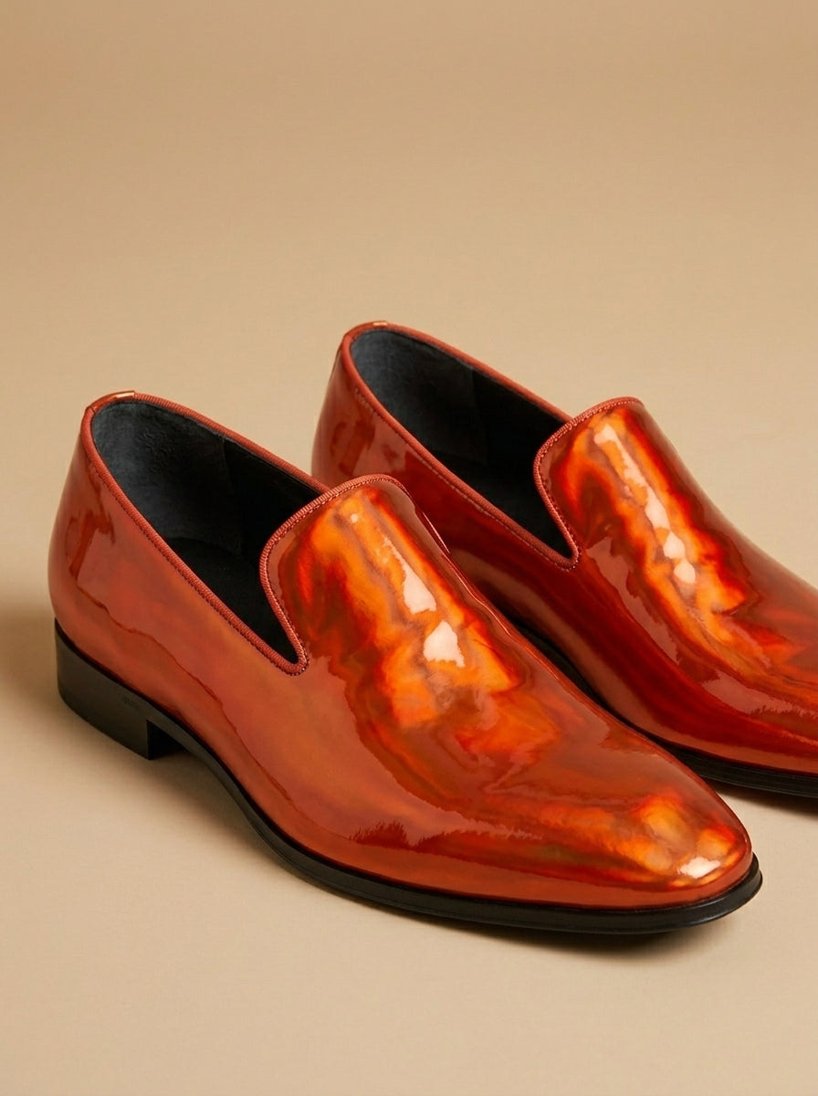 Ellis Men's Loafers - fabric and finish detail