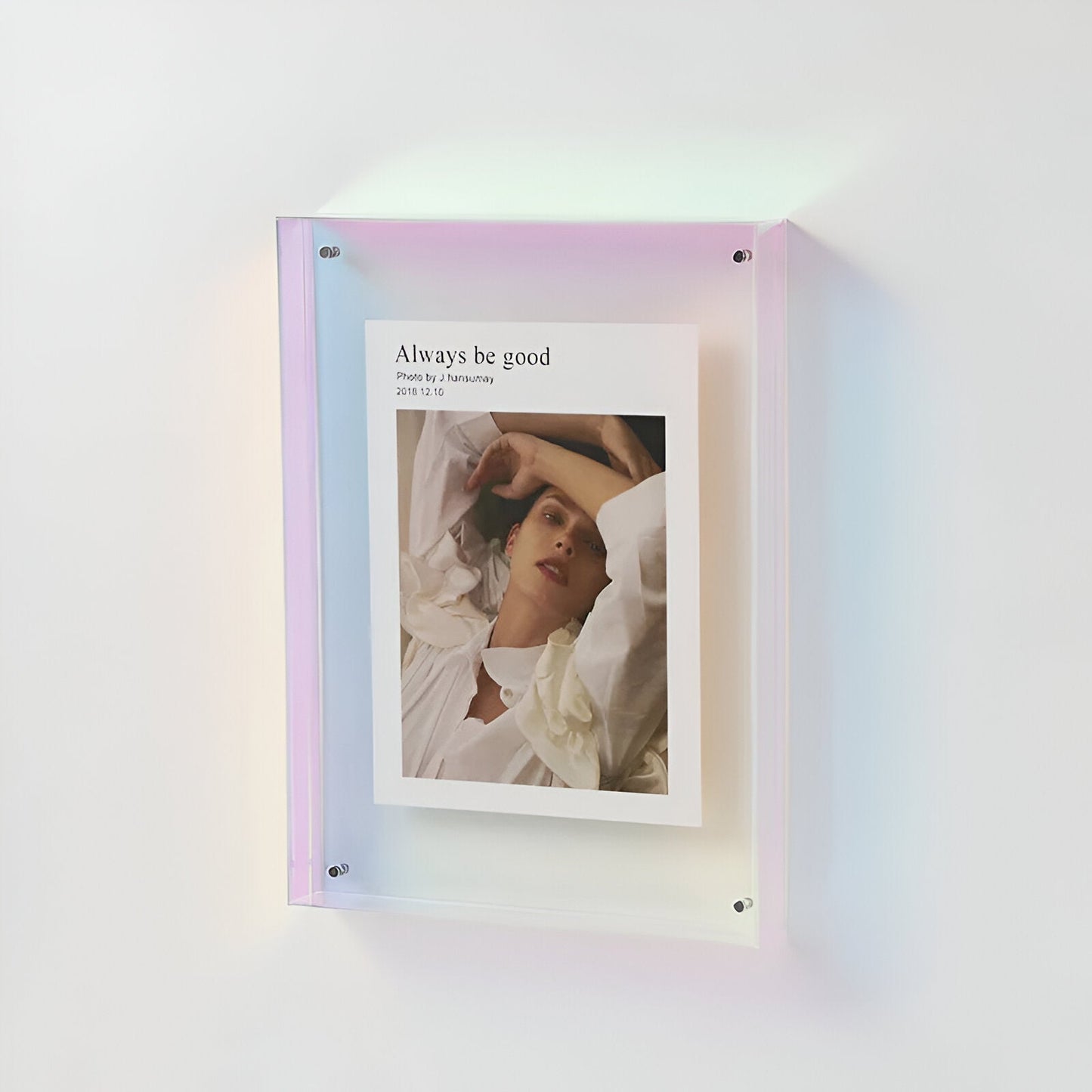 Coloured Acrylic Picture Frame