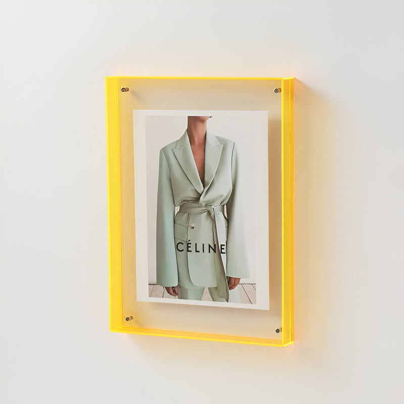 Coloured Acrylic Picture Frame